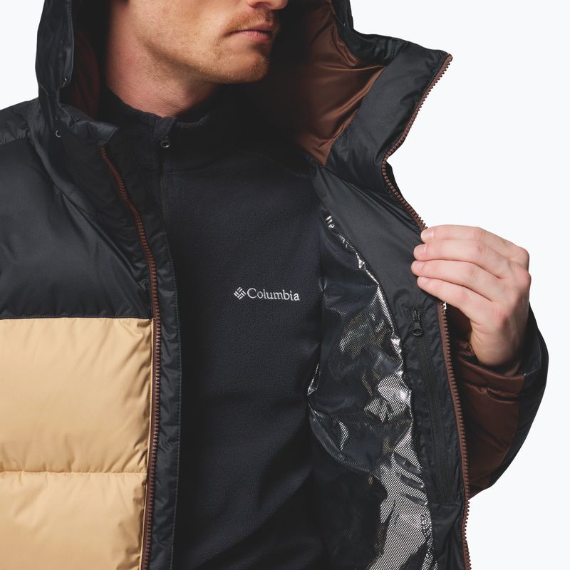 Мъжко скиорско яке Columbia Slope Style black/canoe/tobacco 9