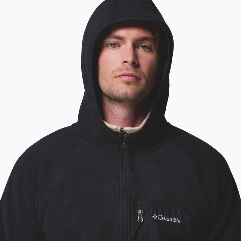 Мъжки суитшърт Columbia Fast Trek Overlay Hooded black 6