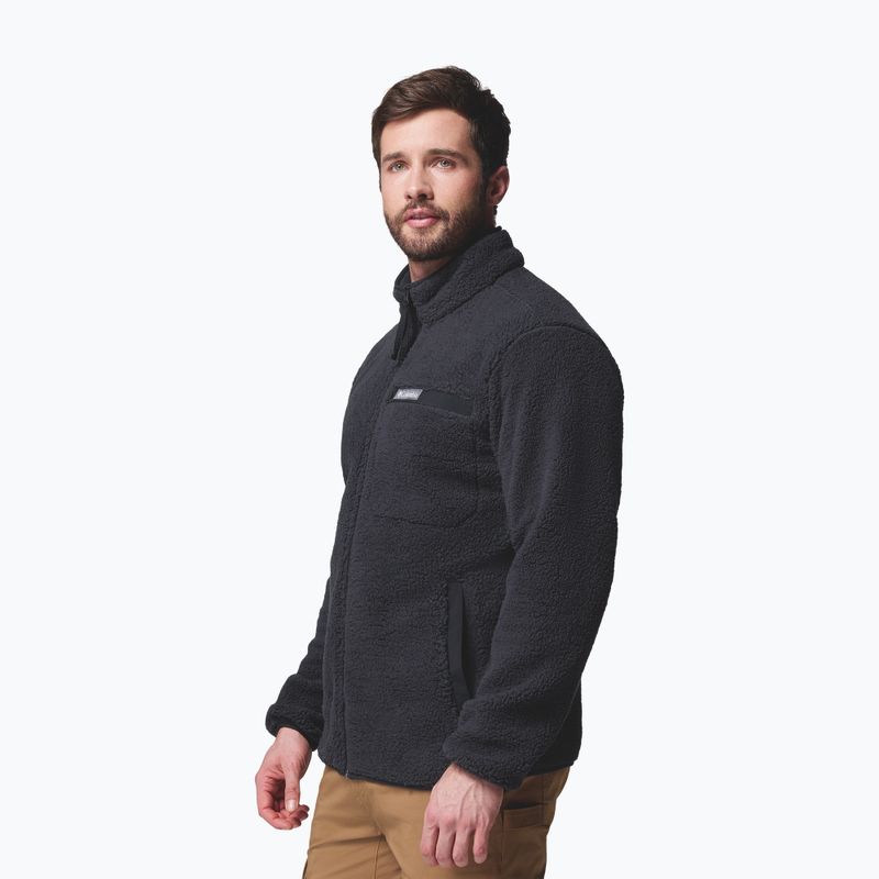 Мъжки суитшърт Columbia Rugged Ridge High Pile Full Zip black 4