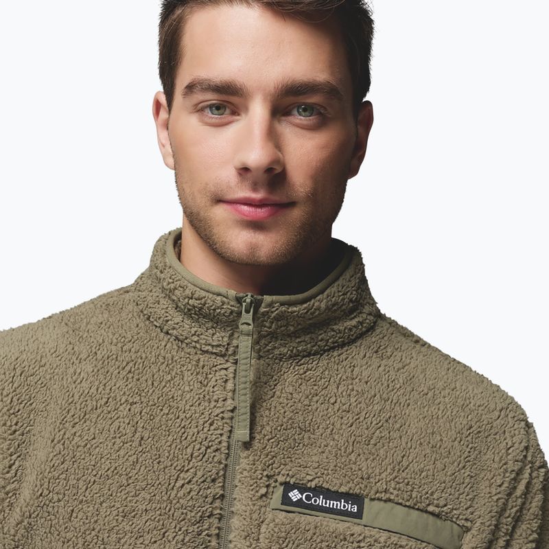 Мъжки суитшърт Columbia Rugged Ridge High Pile Full Zip stone green 5