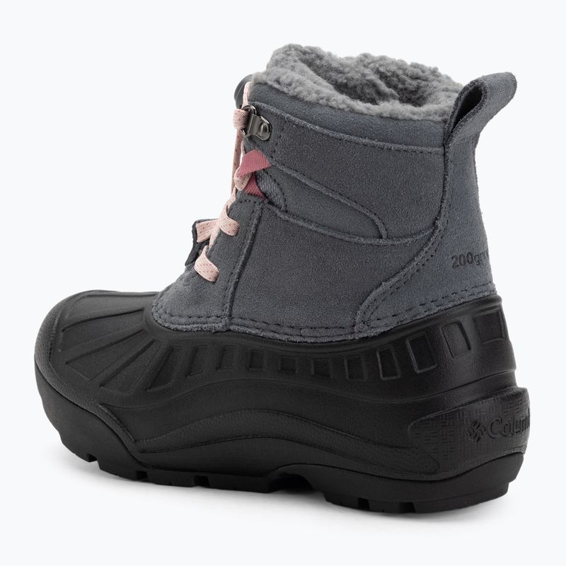 Детски зимни ботуши Columbia Youth Powderbug Alpine graphite/pink haze 3