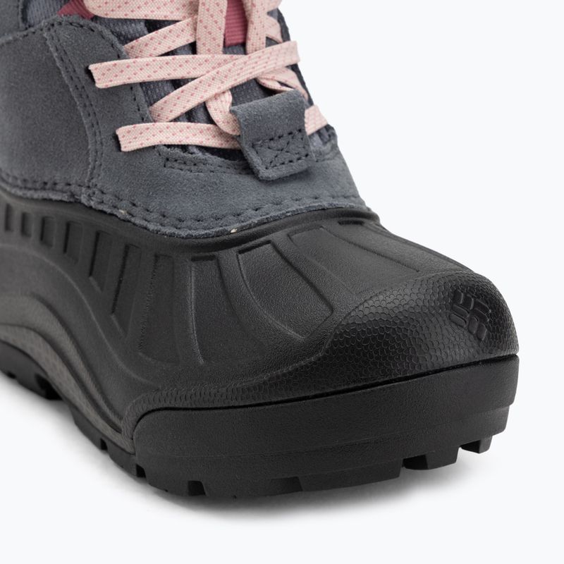 Детски зимни ботуши Columbia Youth Powderbug Alpine graphite/pink haze 7