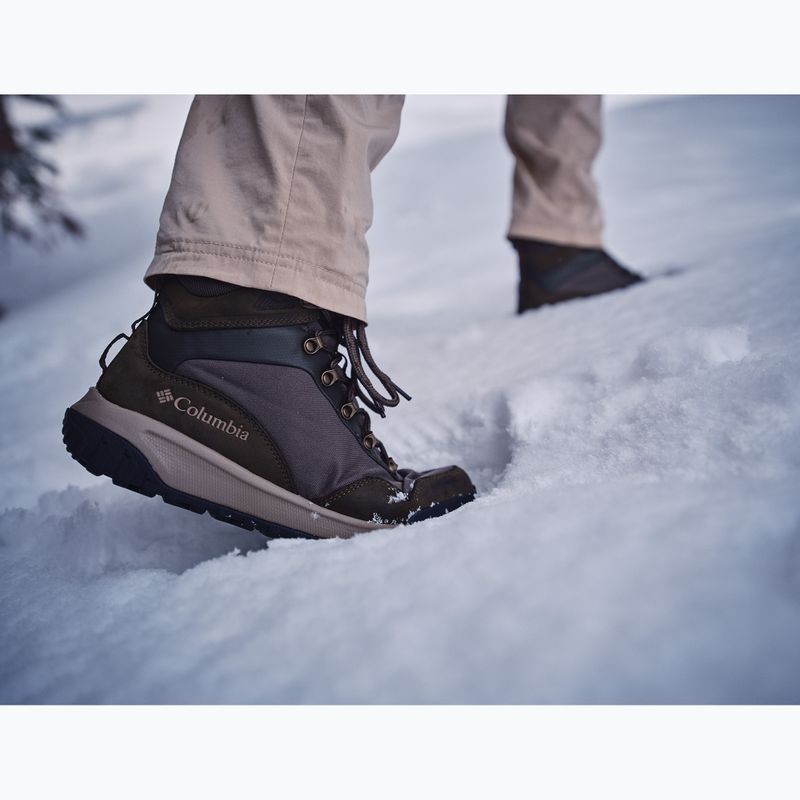 Мъжки обувки Columbia Burnsider Omni-Heat Infinity deep olive/tangy orange 9