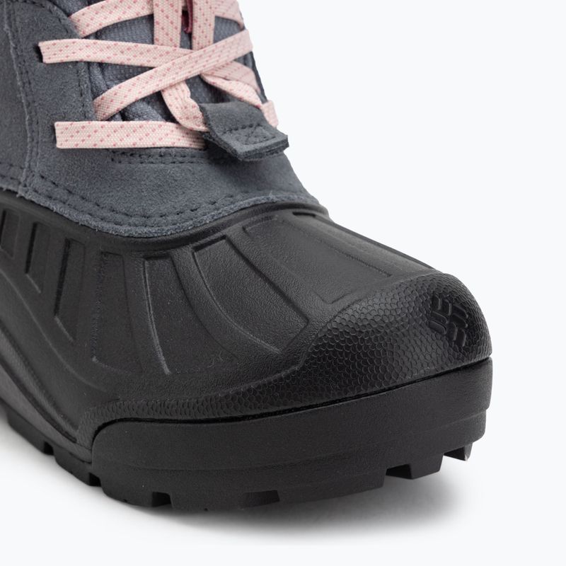 Детски зимни ботуши Columbia Youth Powderbug Alpine graphite/pink haze 7