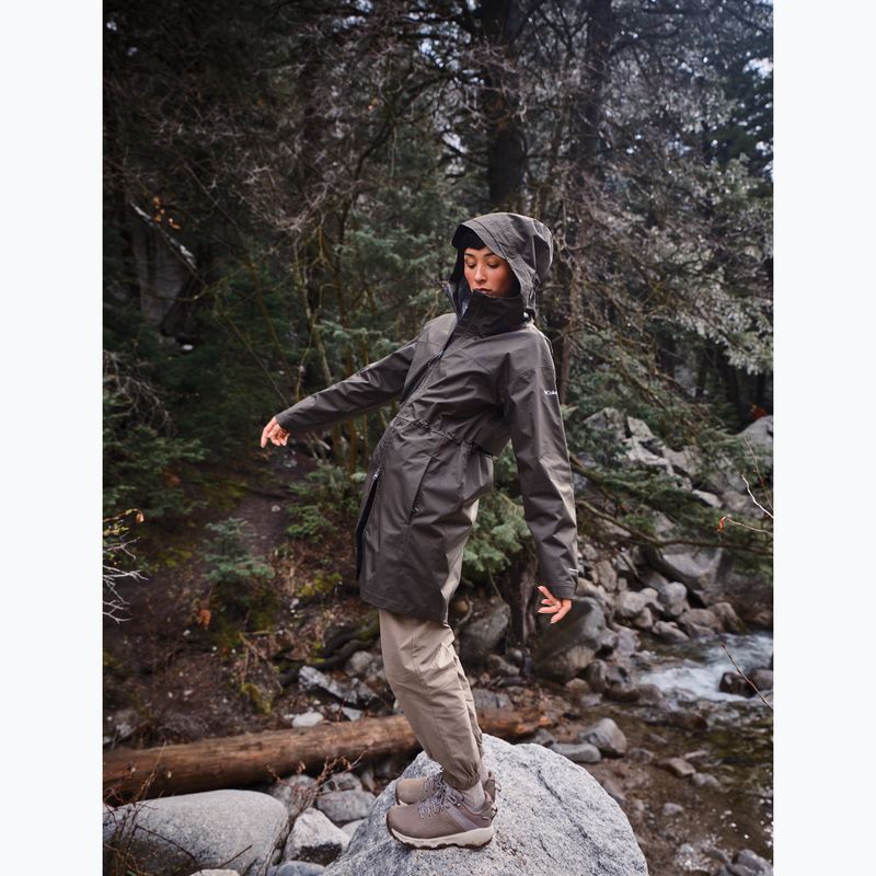 Дамски обувки за трекинг Columbia Newton Nimble Leather kettle/cloud grey 11