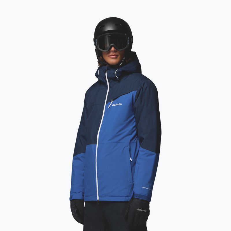 Мъжко скиoрско яке Columbia Iceberg Point II mountain blue/collegiate navy 4