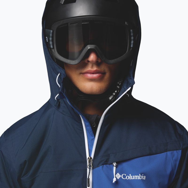 Мъжко скиoрско яке Columbia Iceberg Point II mountain blue/collegiate navy 5