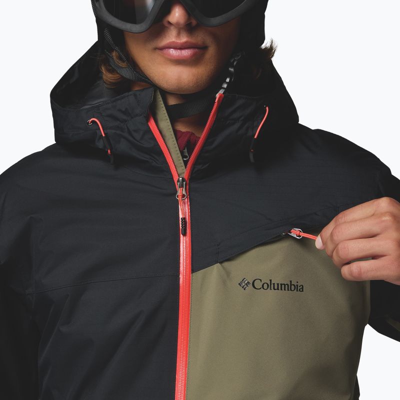 Мъжко скиорско яке Columbia Iceberg Point II stone green/black 6