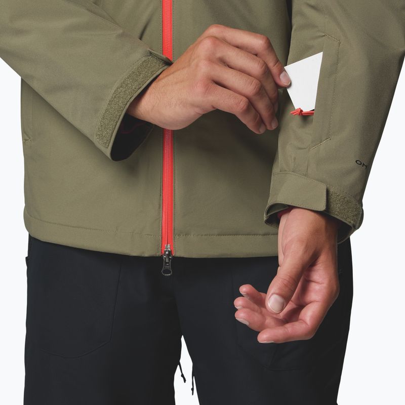 Мъжко скиорско яке Columbia Iceberg Point II stone green/black 8