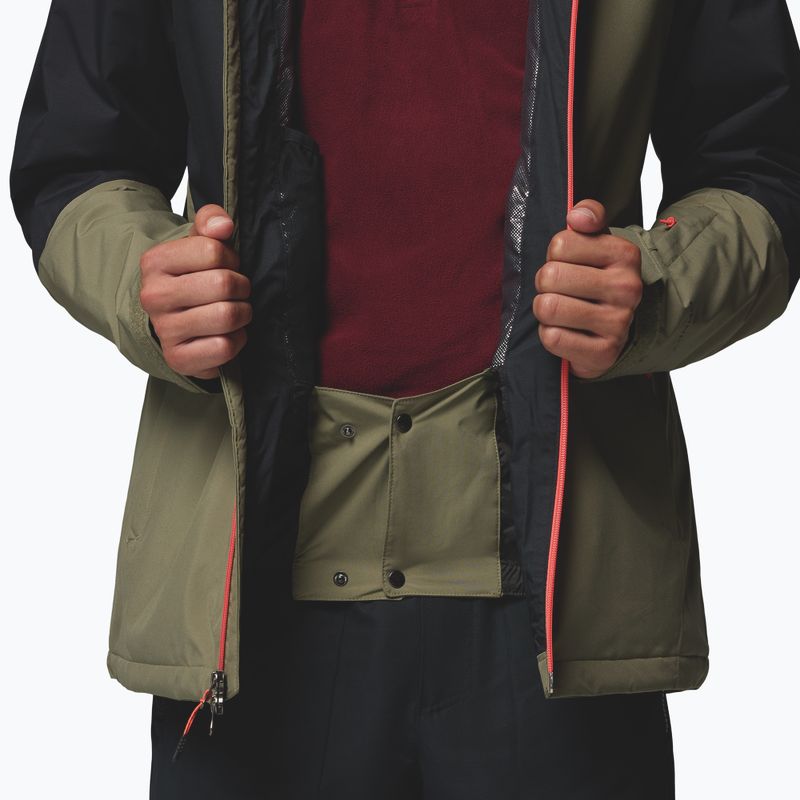 Мъжко скиорско яке Columbia Iceberg Point II stone green/black 11