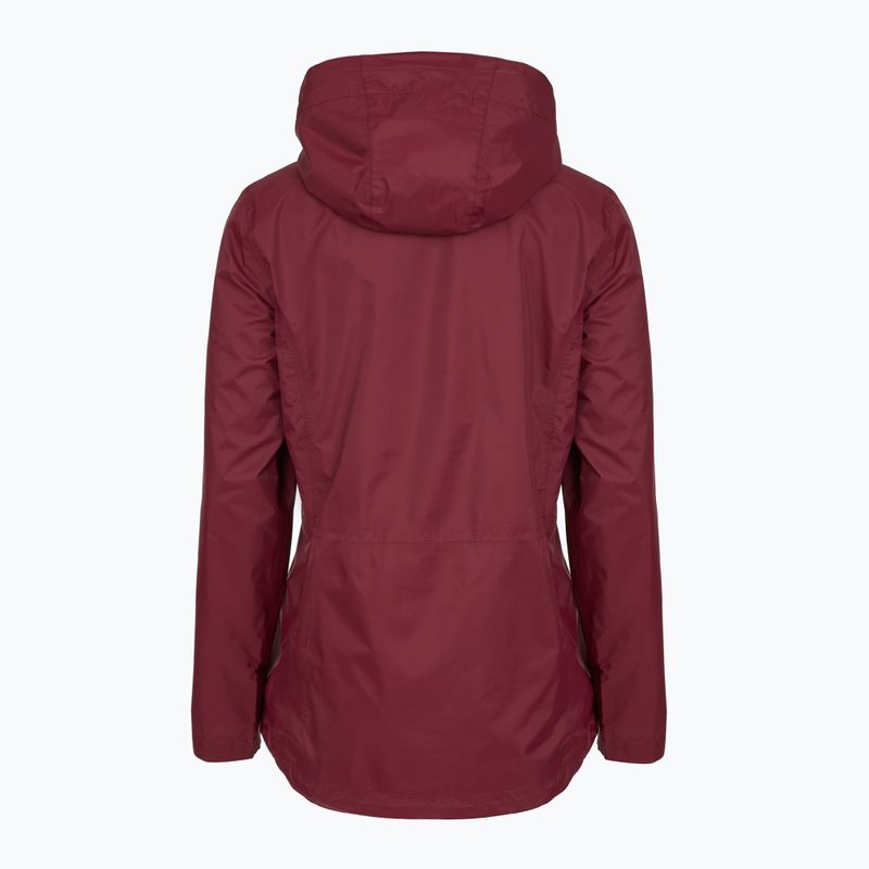 Дамско яке за дъжд Columbia Pouring Adventure III rich wine 12