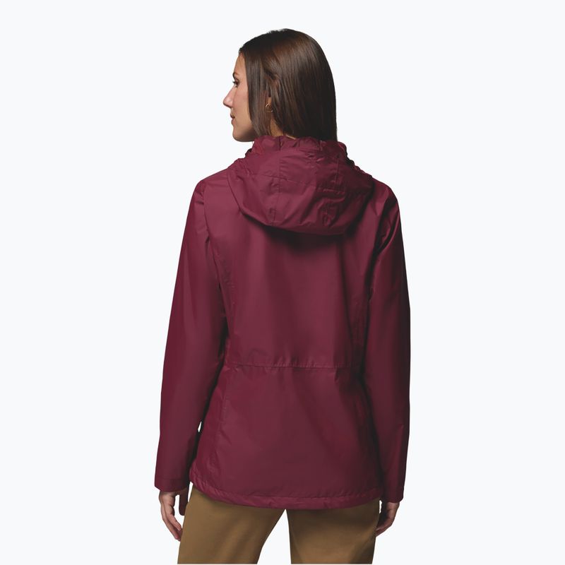 Дамско яке за дъжд Columbia Pouring Adventure III rich wine 3