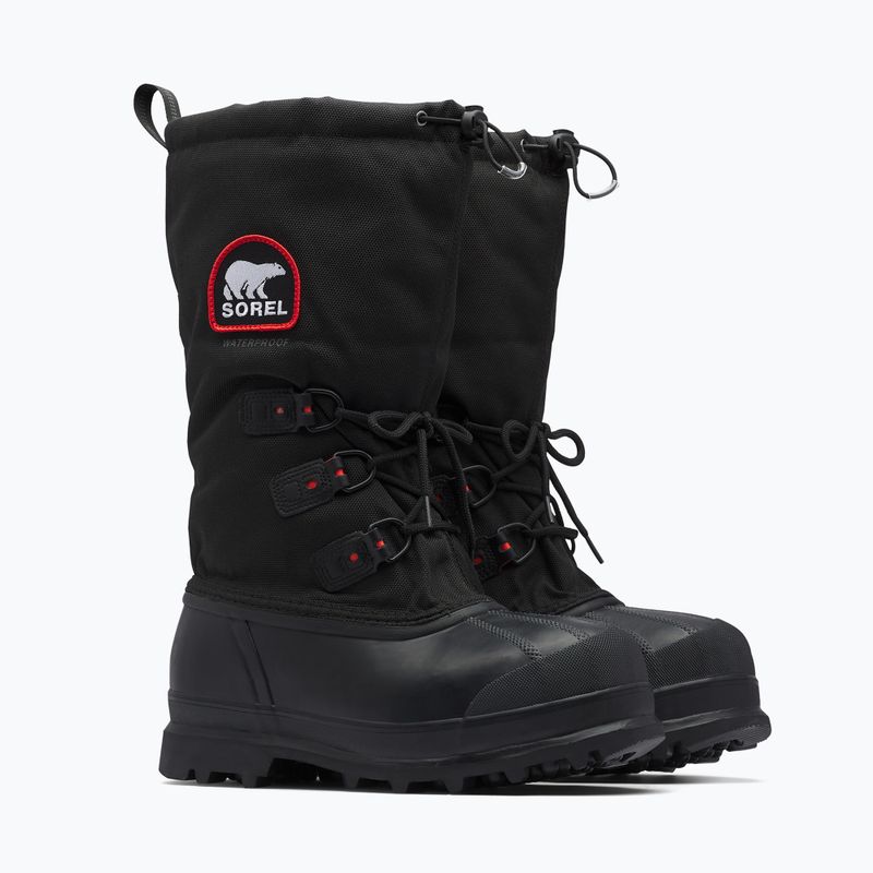 Мъжки ботуши за сняг Sorel Glacier XT black/red quar 4
