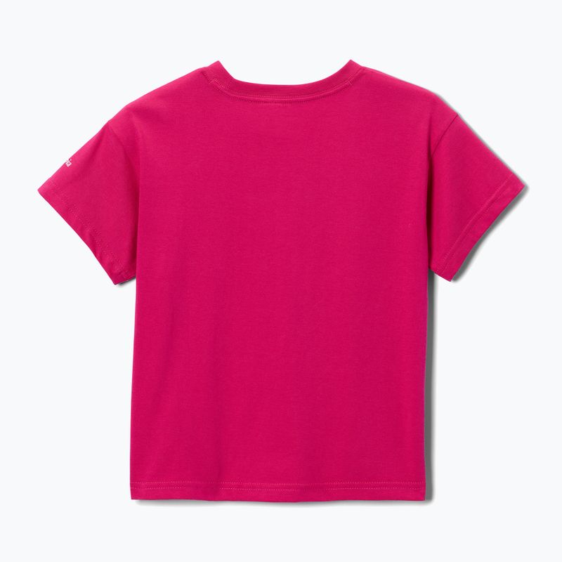 Детска тениска Columbia Mission Lake II SS Graphic guava pink/floral frenzy 2