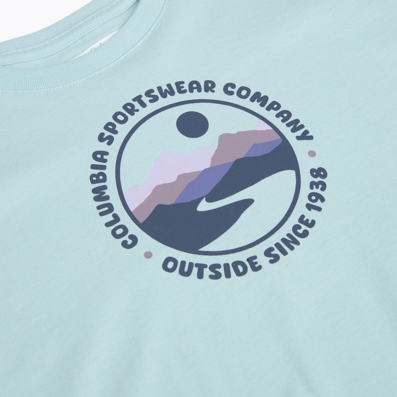 Детска тениска Columbia Mission Lake II SS Graphic marine light/bubbly scoped view 3