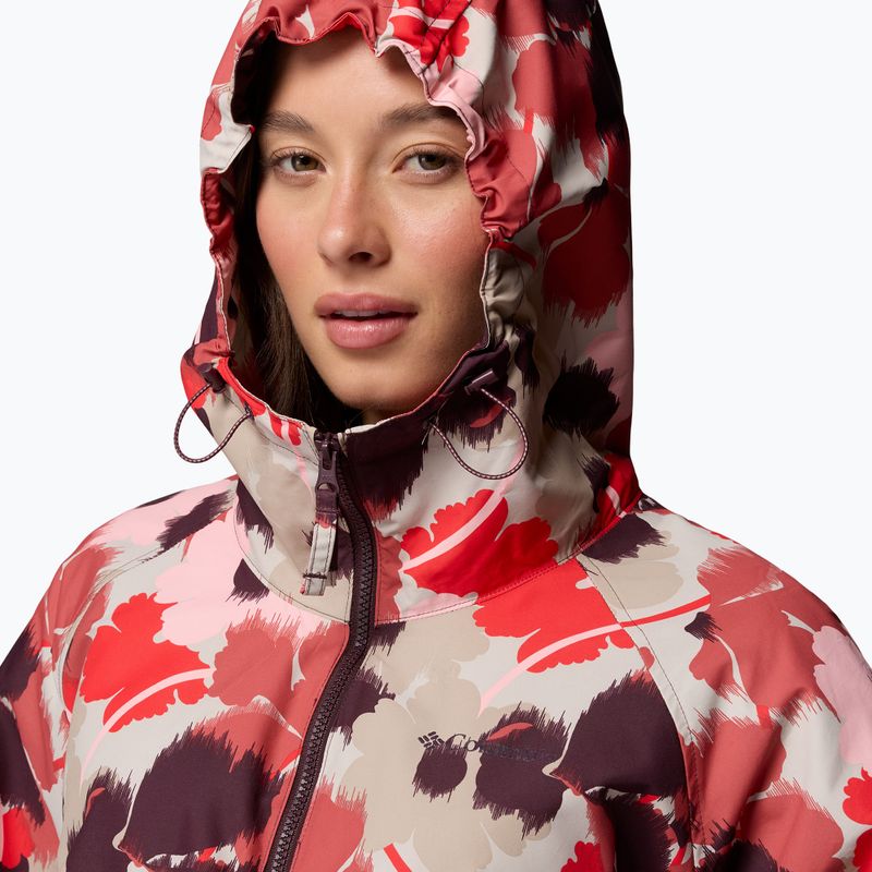 Дамско ветроустойчиво яке Columbia Spire Valley Printed Windbreaker washed red ikatbloom print/moonvista 6