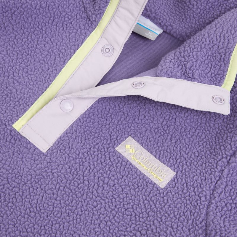 Детски поларен суитшърт Columbia Halvetia II Half Snap Fleece stormwatch/lavender pearl  3
