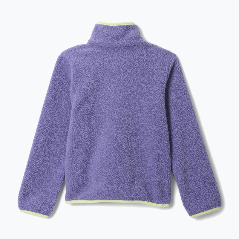 Детски поларен суитшърт Columbia Halvetia II Half Snap Fleece stormwatch/lavender pearl  2