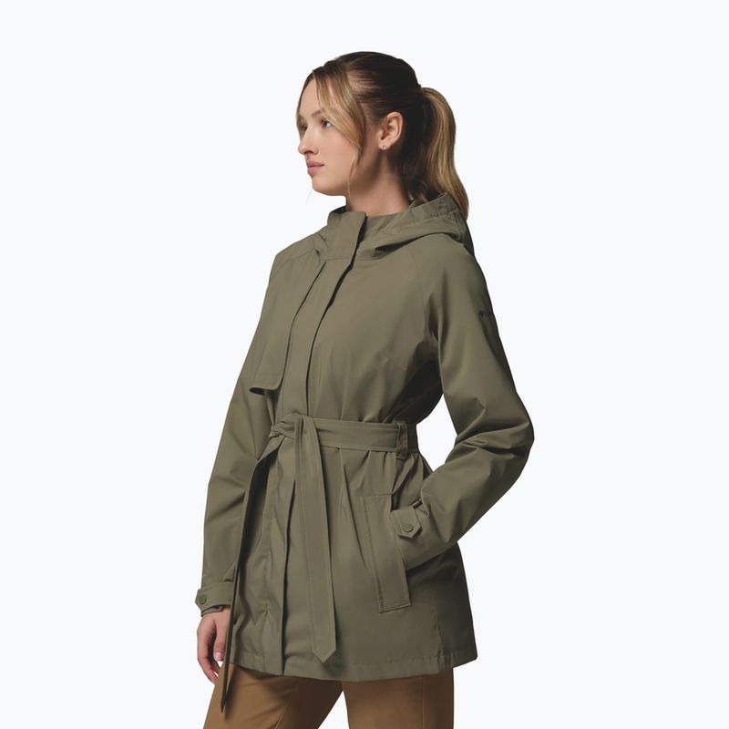Дамско ветроустойчиво яке Columbia Altbound II stone green 4
