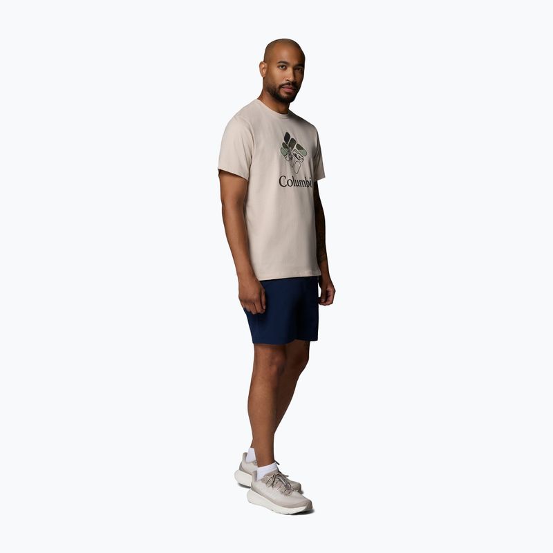 Мъжка тениска Columbia CSC Seasonal Graphic dark stone/heavenly stacked gem 2