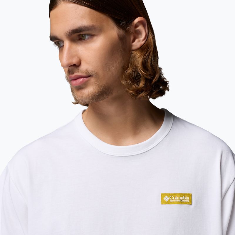 Мъжка тениска Columbia CSC Heavyweight Iconic white/repeated peaks 4