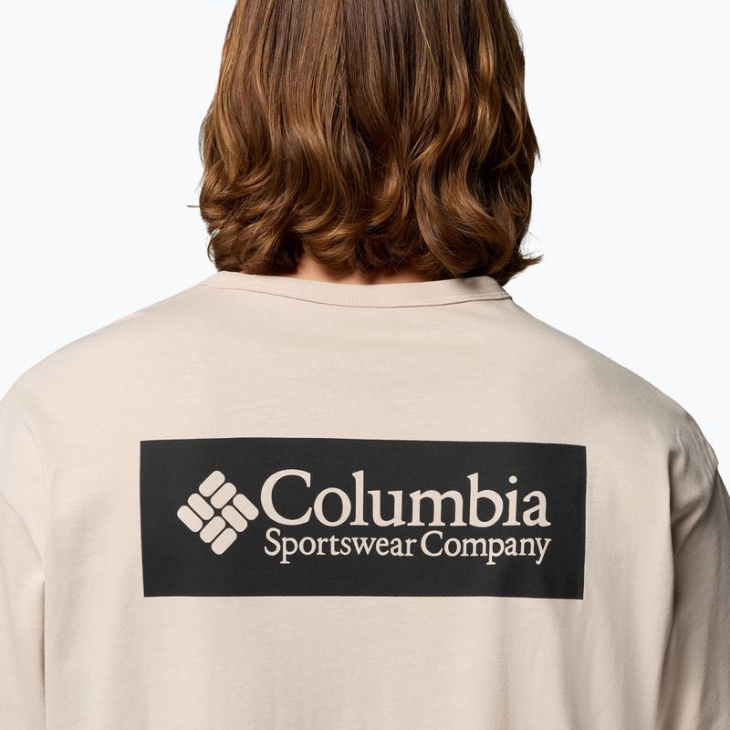 Мъжка тениска Columbia CSC Heavyweight Iconic dark stone/csc box logo 4