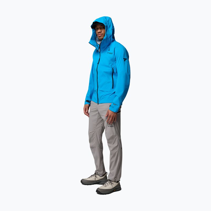 Мъжко софтшел яке Columbia Saudan Pro 3L compass blue 2