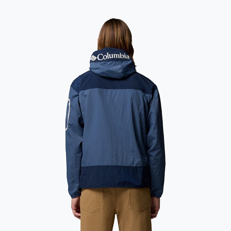 Мъжко ветроустойчиво яке Columbia Challenger Windbreaker Anorak dark mountain/collegiate navy 3