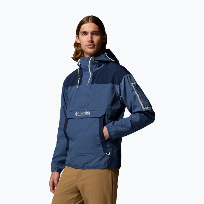Мъжко ветроустойчиво яке Columbia Challenger Windbreaker Anorak dark mountain/collegiate navy 4