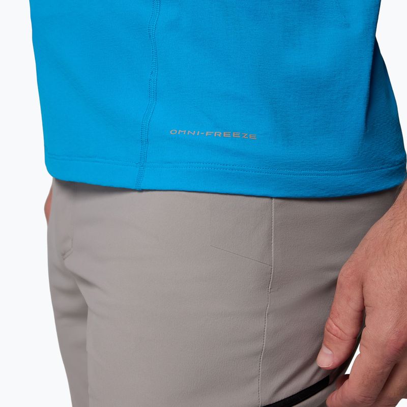 Мъжка тениска Columbia Diamond Peak Pro compass blue 9