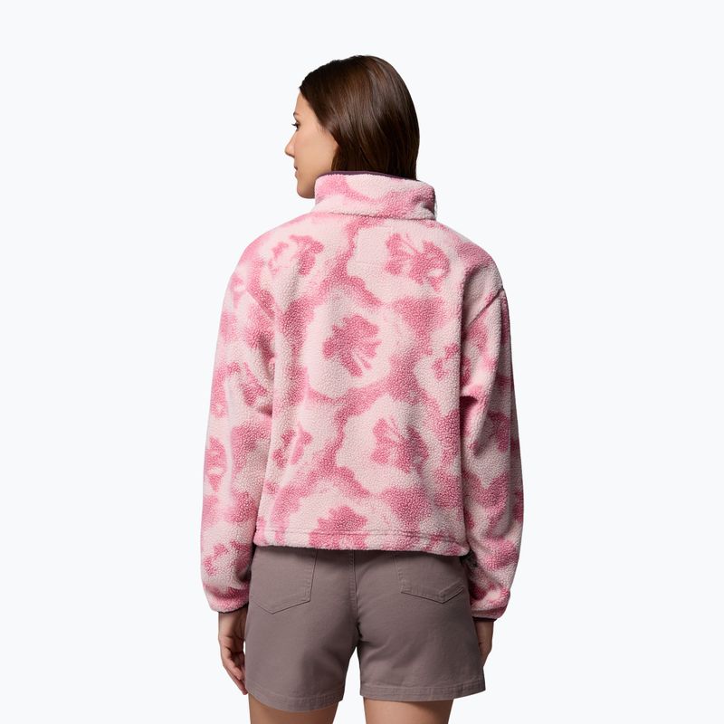 Дамски поларен суитшърт Columbia Helvetia II Printed Cropped Half Snap rosette/sprayflower 3