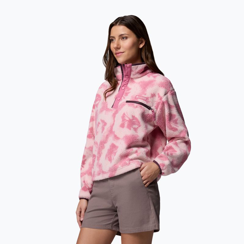 Дамски поларен суитшърт Columbia Helvetia II Printed Cropped Half Snap rosette/sprayflower 4