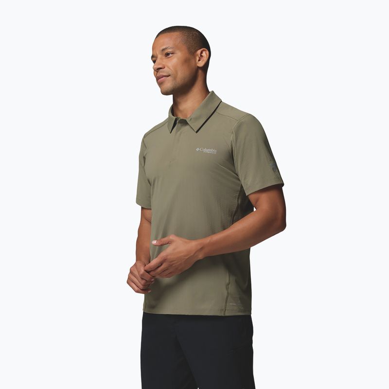 Мъжка тениска Columbia Diamond Peak Pro Polo stone green 4