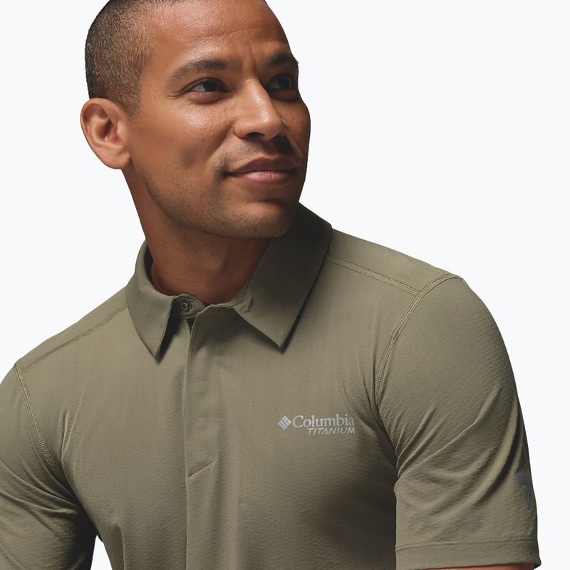 Мъжка тениска Columbia Diamond Peak Pro Polo stone green 5