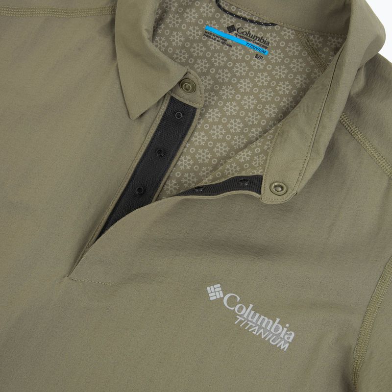 Мъжка тениска Columbia Diamond Peak Pro Polo stone green 4