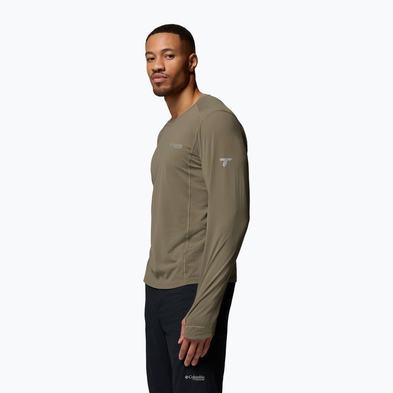 Мъжка блуза с дълъг ръкав Columbia Diamond Peak Pro Crew stone green 4