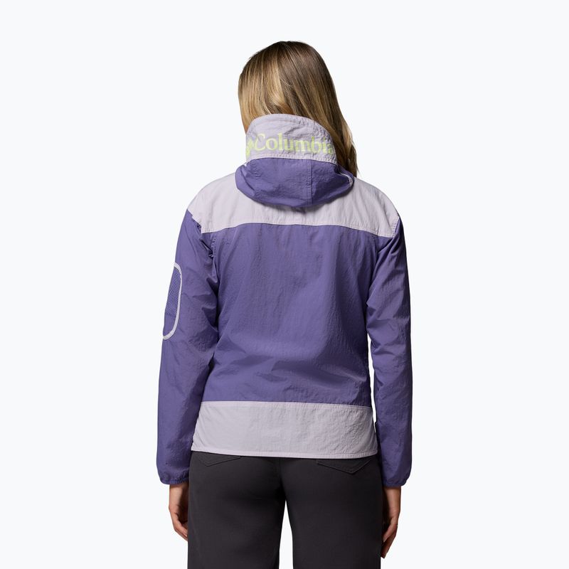 Дамско ветроустойчиво яке Columbia Challenger II Windbreaker stormwatch/lavender pearl 3