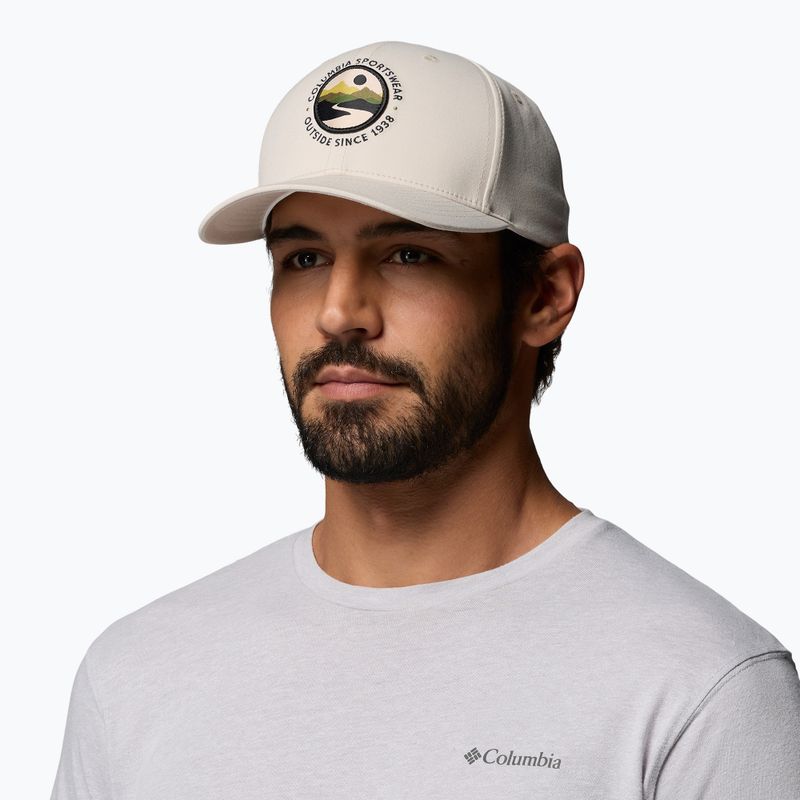 Бейзболна шапка Columbia Lost Lager 3D Stretch Snapback dark stone/landscape circle 4