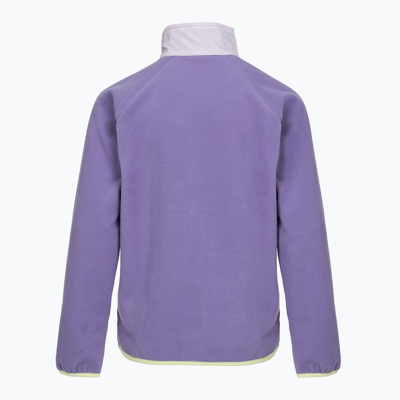 Детски поларен суитшърт Columbia Fast Trek V Full Zip stormwatch/lavender pearl  2