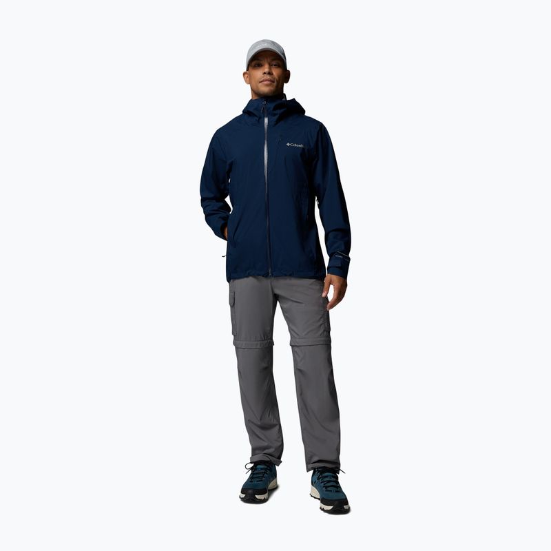 Мъжко софтшел яке Columbia Trailborne 2.5L collegiate navy 2