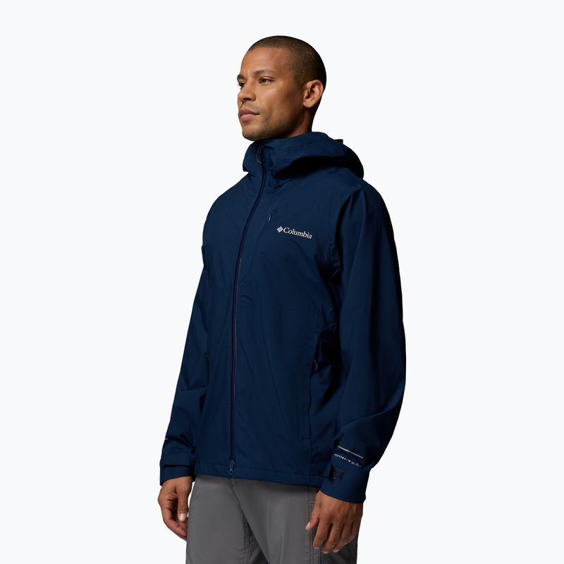 Мъжко софтшел яке Columbia Trailborne 2.5L collegiate navy 4