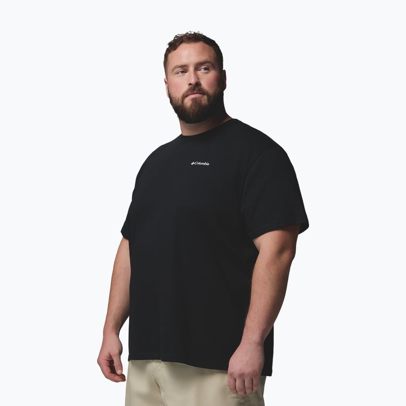 Мъжка тениска Columbia CSC Outdoor Back Graphic black/scoped view 4