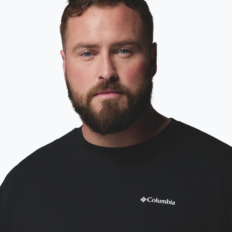 Мъжка тениска Columbia CSC Outdoor Back Graphic black/scoped view 5