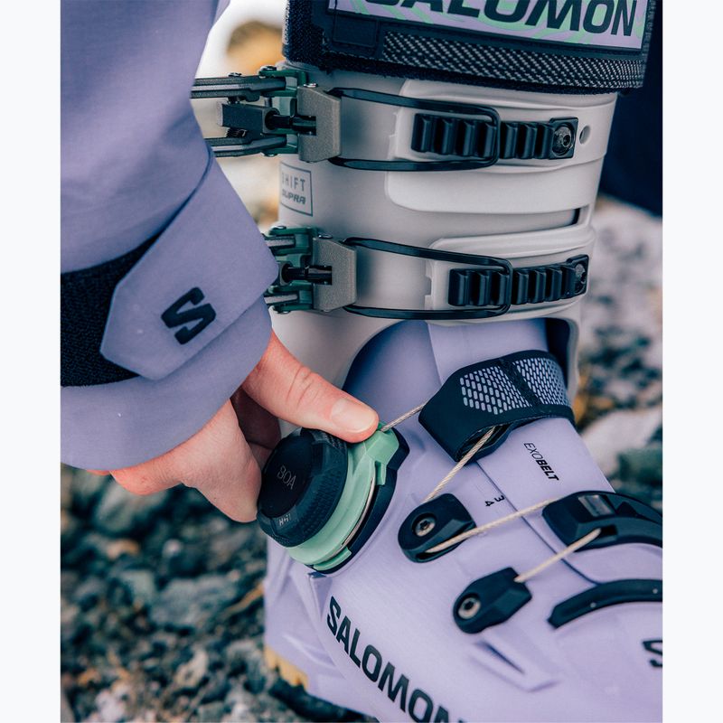 Дамски ски обувки Salomon Shift Supra S Boa 105 W GW cosmic sky/cool gray 5/shale green 6