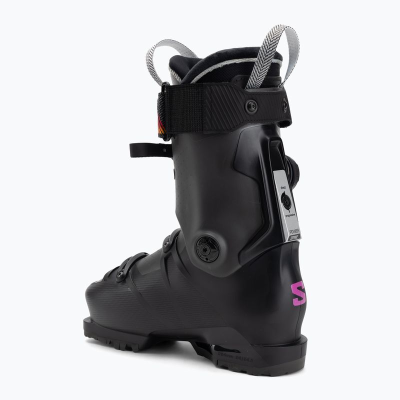 Дамски ски обувки Salomon S/Pro Supra Dual Boa 115 W black/beluga metallic/beetroot purple 2