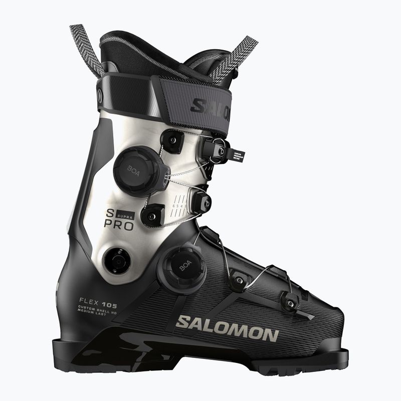 Дамски ски обувки Salomon S/PRO Supra Dual Boa 105 W GW black/light bronze metallic/black