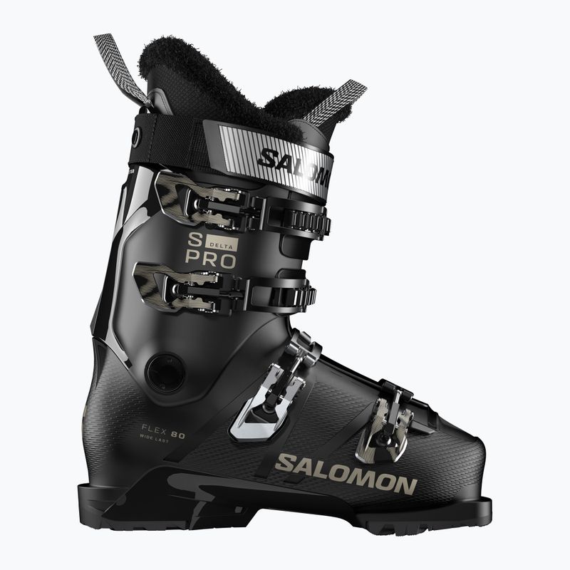 Дамски ски обувки Salomon S/Pro Delta 80 W GW black/black/light bronze metallic