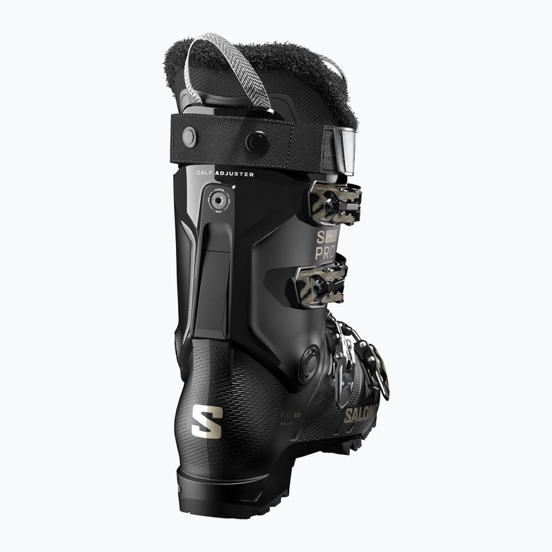 Дамски ски обувки Salomon S/Pro Delta 80 W GW black/black/light bronze metallic 2