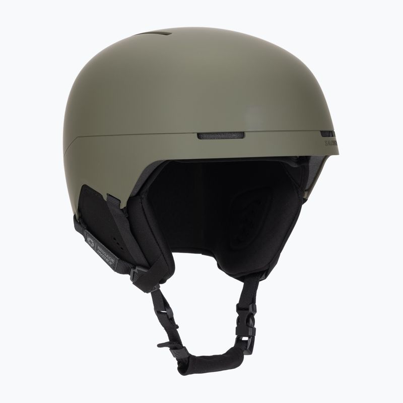Скиорска каска Salomon Brigade Index olive night