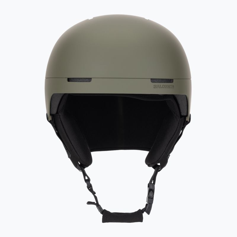 Скиорска каска Salomon Brigade Index olive night 2